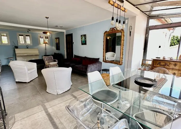 Riviera Close To Center City, Ac, Pool Ferienhaus Antibes